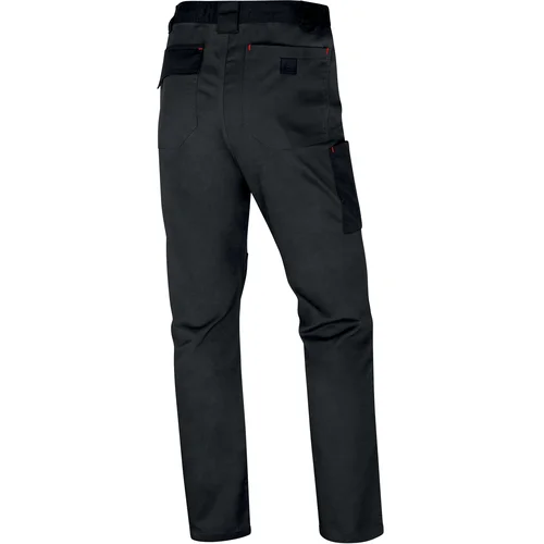 DELTAPLUS M2PA3STR prigludusios darbinės kelnės XL Navy blue-Orange image 2