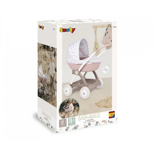 Smoby Baby Nurse 7600254118 Rožinis Lėlių vežimėlis image 3