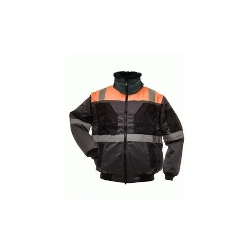 BoSafety PILOT 4in1 striukė L, Pilka/Hi-Vis Oranžinė image 2