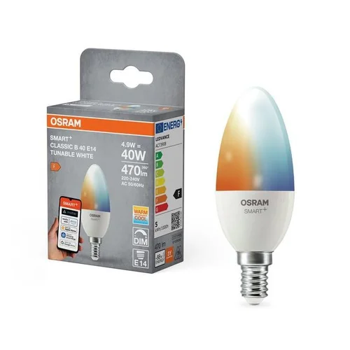 Osram Išmanioji LED lempa SMART WIFI B40, 4.9W, E14 image 3