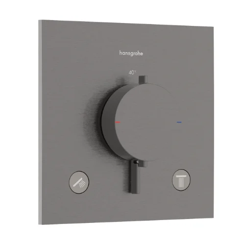 Hansgrohe Ecostat Comfort E 33711340 Termostatinis dušo maišytuvas Juodas chromas image 1
