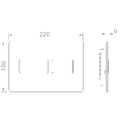 TECEsolid 9240436 Vandens nuleidimo mygtukas, matinio žalvario su deimanto faktūra image 2