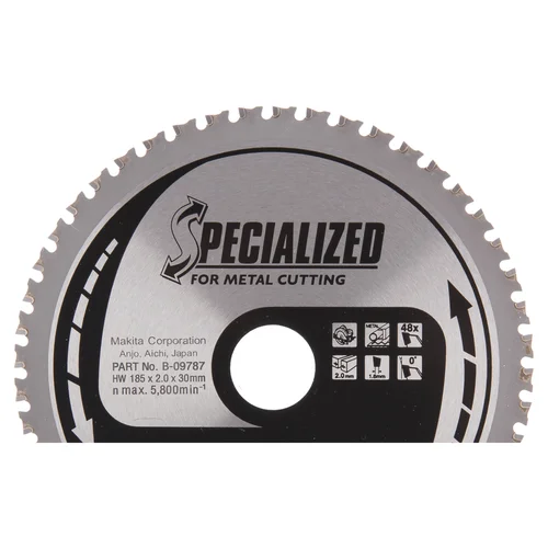 Makita SPECIALIZED T.C.T. 185X2X30mm 0° T48 image 1