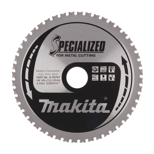 Makita SPECIALIZED T.C.T. 185X2X30mm 0° T48 image 2