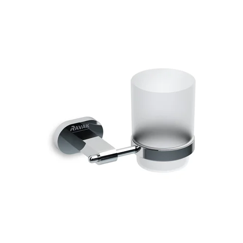 Laikiklis su stikline RAVAK CR 210.00, chromo sp. image 1