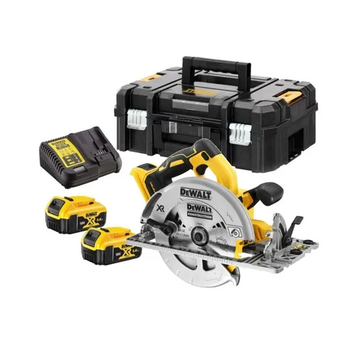 Dewalt DCS572P2 akumuliatorinis diskinis pjūklas 18V image 1