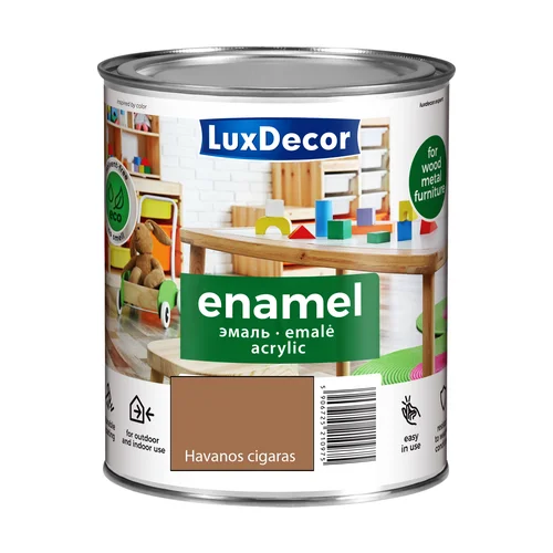 LuxDecor Akrilinė emalė, 0,75 L Havanos cigaras image 1