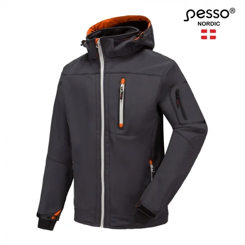 Softshell striukė Pesso Acropolis, pilka - 3XL image 2
