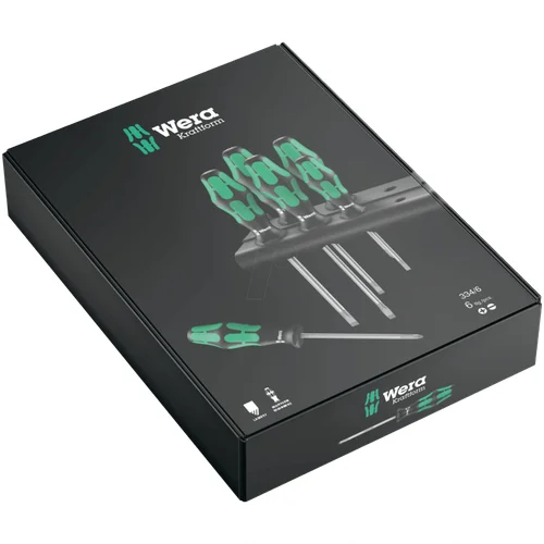 WERA 334/6 Atsuktuvų rinkinys image 2