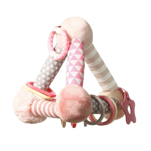 BabyOno lavinamasis žaislas piramidė rožinė 898/01 image 1