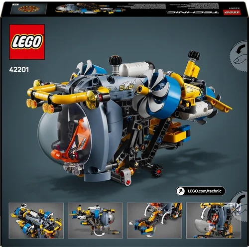 LEGO® Technic Deep-Sea Research Submarine 42201 413 dalių image 2