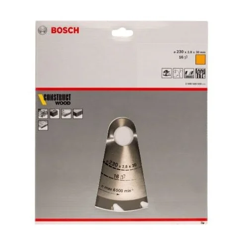 Bosch SPEEDLINE WOOD Pjovimo diskas medienai 230x30 mm 2608640635 image 2