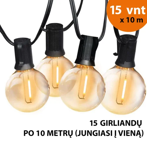 Lauko girlianda Elegance 150 m image 1