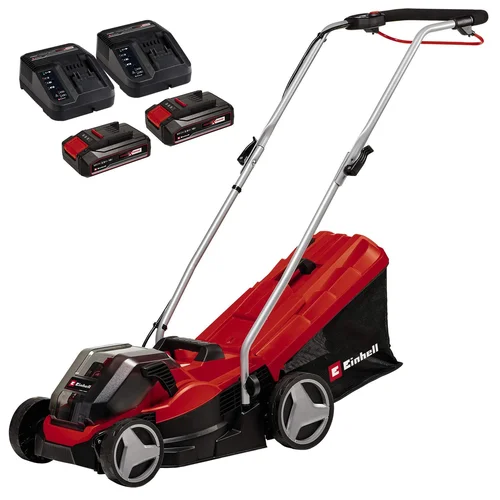 Einhell GE-CM 36/33 Li Akumuliatorinė žoliapjovė, 2x2,5Ah image 1
