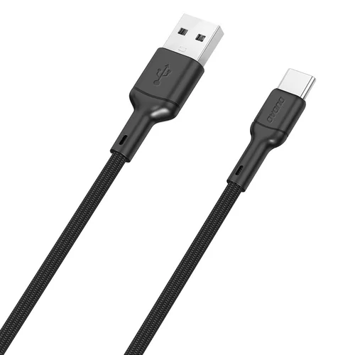 Dudao L9T USB-A į USB-C kabelis 1,0 m Juodas image 1