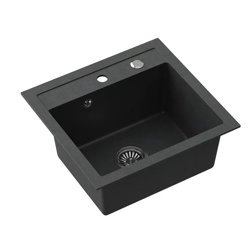 Quadron JOHNNY 110 HCQJ5047CZK juoda akmens masės plautuvė image 2