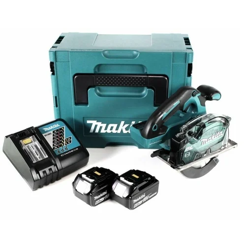 Makita DCS553RGJ Akumuliatorinis diskinis metalo pjūklas 18V 2x6,0Ah image 1