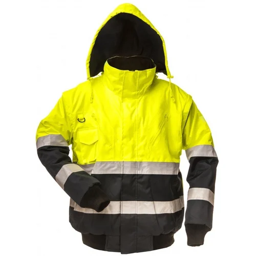 BoSafety PILOT WJ-C466K 2XL Hi-Vis Geltona/Mėlyna su nusegomomis rankovėmis image 1