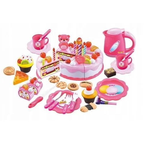 EcoToys Birthday Set torto rinkinys 80 dalių image 1