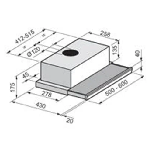 Allenzi S2 50 W LED Įmontuojamas gartraukis Balta 50 cm image 3