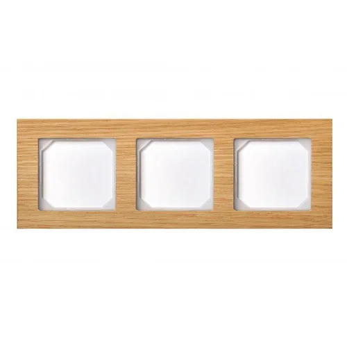 LIREGUS EPSILON Trivietis rėmelis, natūralus ąžuolas image 1