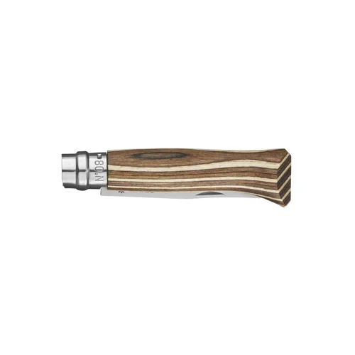 Opinel Nr.8 Nerūdijančio plieno ašmenimis, ruda beržo rankena image 2