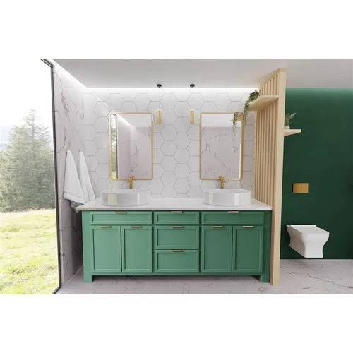 Praustuvo maišytuvas Invena Glamour BU-02-W09-V, aukso image 3