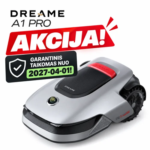 Dreame A1 Pro belaidis vejos robotas 2000 m², 5 Ah image 1