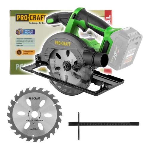 ProCraft PCA32-BB akumuliatorinis diskinis pjūklas 165 mm disko skersmuo image 1