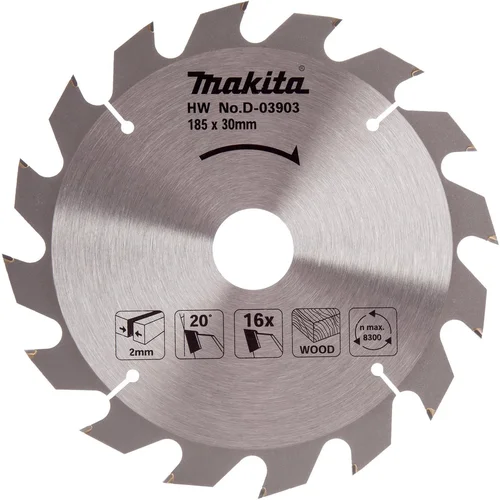 Makita D-03903 Pjovimo diskas 185 mm image 1