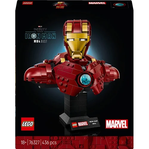 LEGO® Marvel Iron Man MK4 Bust 76327, 436 vnt image 1