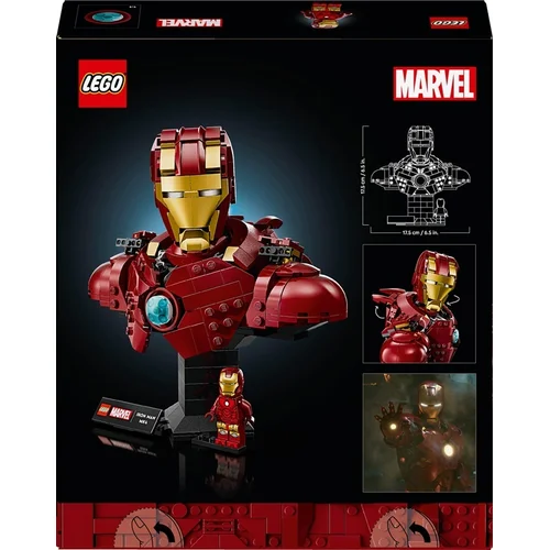 LEGO® Marvel Iron Man MK4 Bust 76327, 436 vnt image 2
