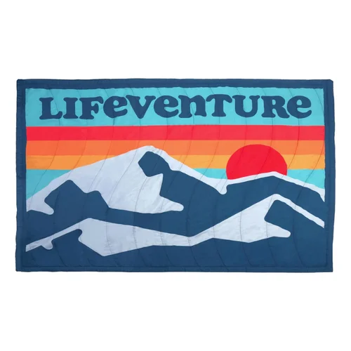 Kelioninė antklodė Lifeventure Fleece Lined Blanket – Violetinė image 1