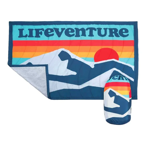 Kelioninė antklodė Lifeventure Fleece Lined Blanket – Violetinė image 3