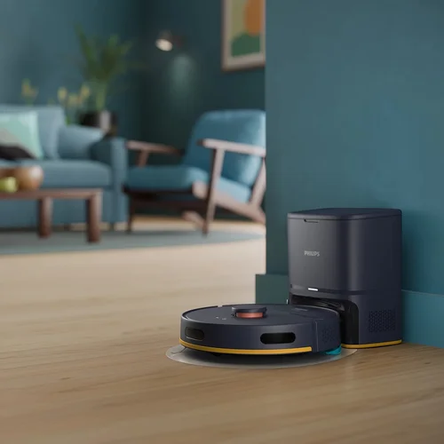 PHILIPS XU2100/10 dulkių siurblys-robotas Mėlyna image 2