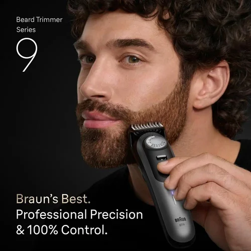 Braun Series 9 BT9560 Barzdakirpė, Li-Ion, Juoda image 2