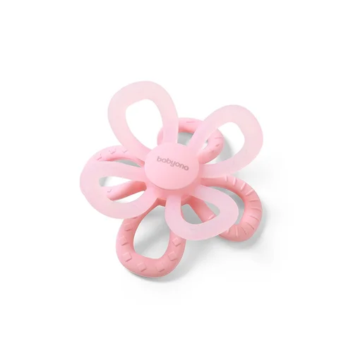 Babyono silikoninis kramtukas gėlė Rožinis 1596/01 image 1