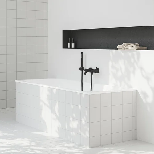 RAVAK Chrome 611.20BLM Dušo laikiklis, Juoda matinė spalva image 2