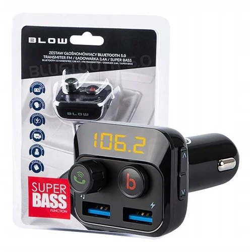 Blow Moduliatorius FM automobilinis 74-153 Juoda image 2