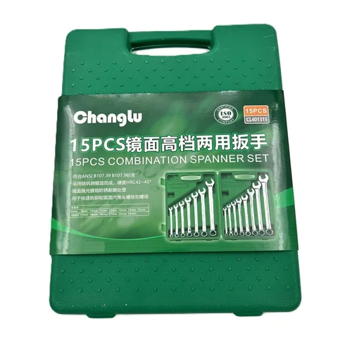 CHANGLU TOOLS Kombinuotų veržliarakčių rinkinys 8–24 mm, 15 vnt image 2