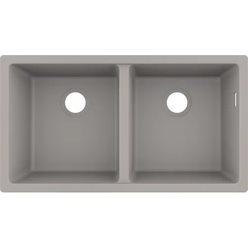 Hansgrohe S51 S510-U770 po stalviršiu plautuvė su 2 dubenimis image 1