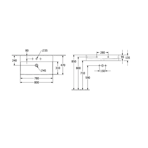 Praustuvas Villeroy & Boch Memento 2.0 4A228001, baltas image 3