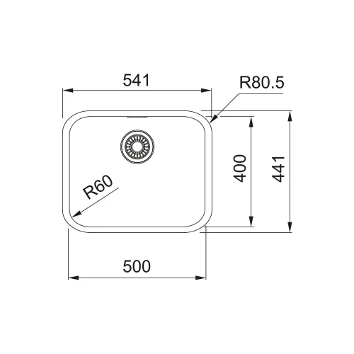 Franke Smart SRX 110-50 127.0708.310 Virtuvės plautuvė image 3