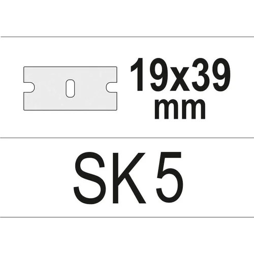 YATO YT1379 Geležų stiklo grandikliui 39x200mm rinkinys (10vnt) image 2