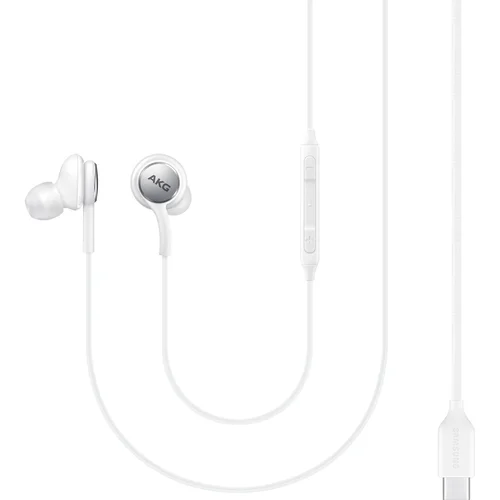 Samsung AKG EO-IC100BWEGEU Type-C baltos ausinės image 1