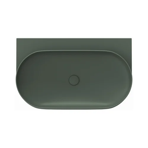 Keraminis praustuvas Yard 80, be angos maišytuvui, Grey Green image 1