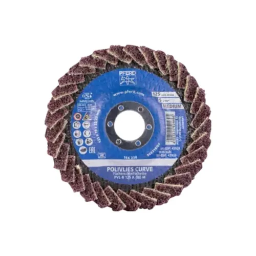 Veltinio šlifavimo diskas PFERD Curve PVL-R 125 A 180 M image 2
