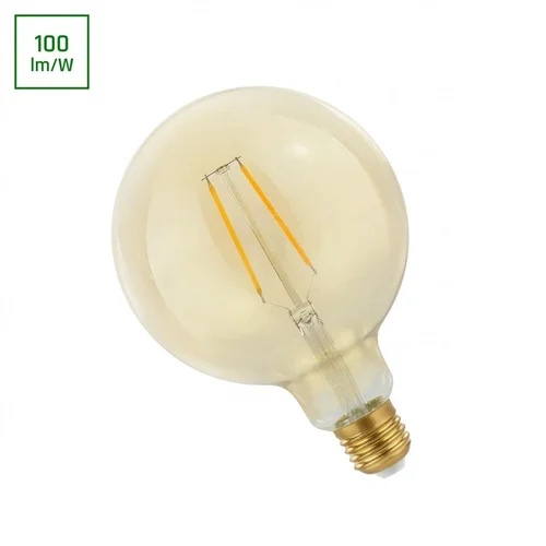 Spectrum LED G125 E27 4.9W 2400K 490 LM AMB image 2