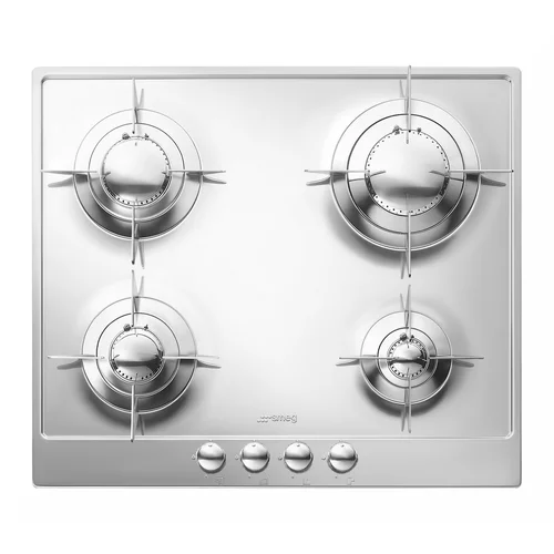 SMEG P64ES įmontuojama dujinė kaitlentė 60 cm Nerūdijančio plieno image 1