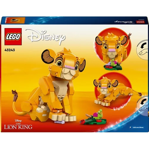 Konstrukt LEGO Disney Mažasis liūtas karalius Simba 43243 image 2